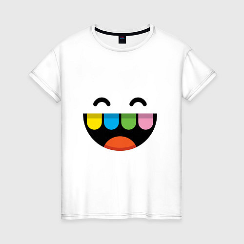Женская футболка Toca Boca: Smile / Белый – фото 1