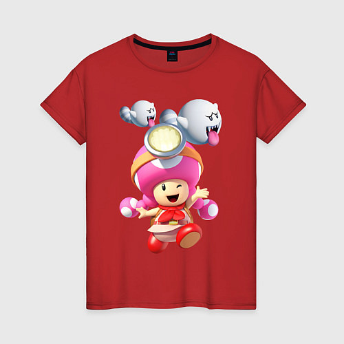 Женская футболка Girl Toad / Красный – фото 1