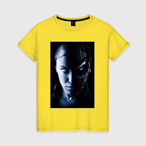 Женская футболка Kristanna Loken / Желтый – фото 1