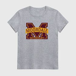 Женская футболка Школа Мурдейла Половое Воспитание