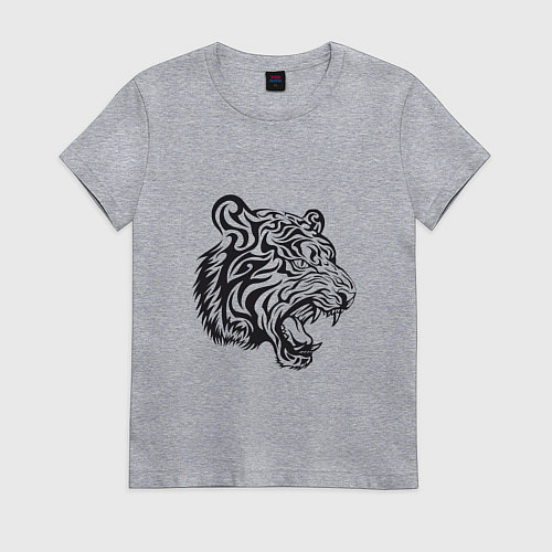 Женская футболка Тигриный Год / Меланж – фото 1