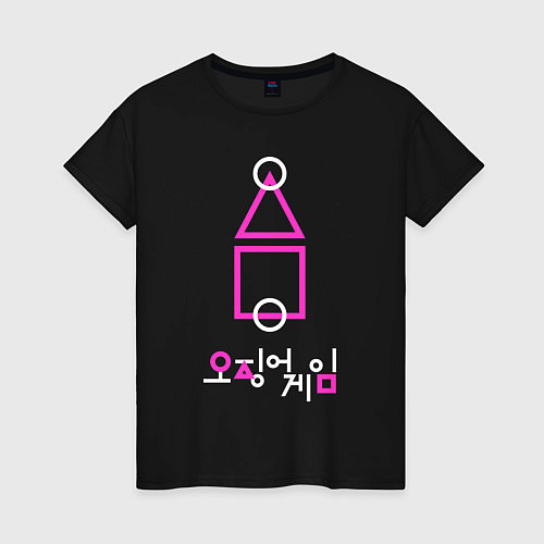 Женская футболка Ojingeo Geim / Черный – фото 1
