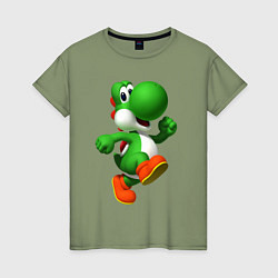 Женская футболка 3d Yoshi