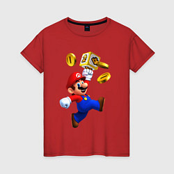 Женская футболка Mario cash