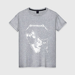 Женская футболка MEOWTALLICA