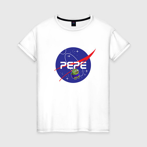 Женская футболка Pepe Pepe space Nasa / Белый – фото 1