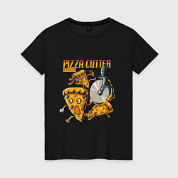 Женская футболка Pizza Cutter Terror
