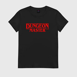 Футболка хлопковая женская DUNGEON MASTER ГАЧИМУЧИ, цвет: черный