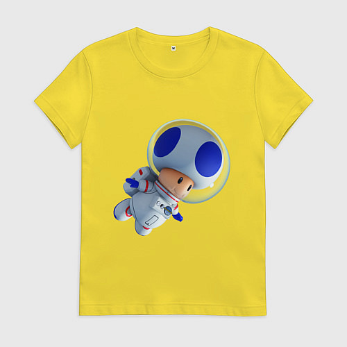 Женская футболка Space Toad / Желтый – фото 1