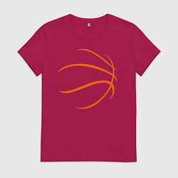 Женская футболка Баскетбольный мяч