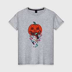 Женская футболка Pumpkin Puke