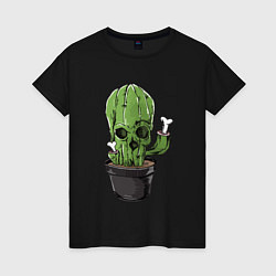 Женская футболка Смертельный кактус