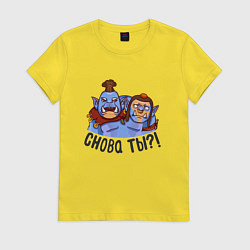 Женская футболка Огр Маг