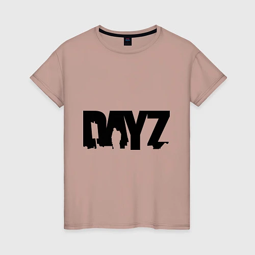Женская футболка DayZ / Пыльно-розовый – фото 1