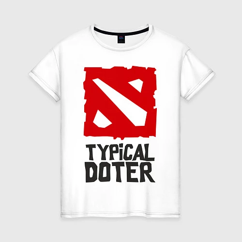Женская футболка Typical Doter / Белый – фото 1
