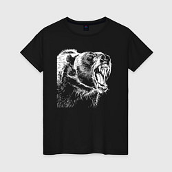 Женская футболка Медвежья пасть