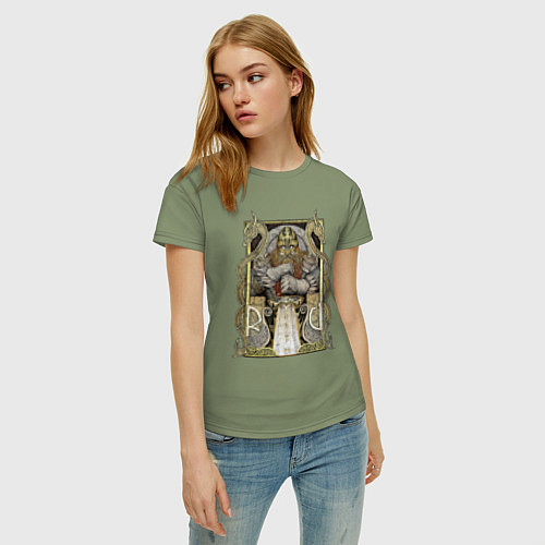 Женская футболка Бог славянский / Авокадо – фото 3