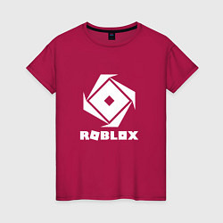 Женская футболка ROBLOX WHITE LOGO