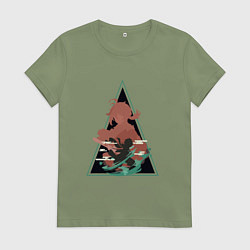 Женская футболка Genshin Impact KazuhaКадзуха