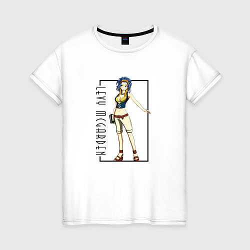 Женская футболка Леви МакГарден Хвост феи / Белый – фото 1