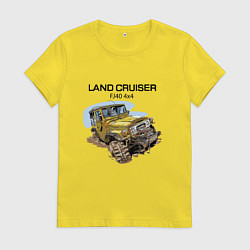 Женская футболка Toyota Land Cruiser FJ 40 4X4
