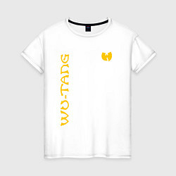 Женская футболка WU TANG CLAN LOGO YELLOW