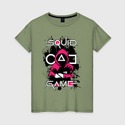 Женская футболка Squid gameguard-killer