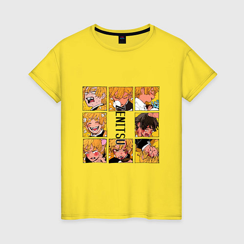 Женская футболка Такой разный Зеницу Агацума / Желтый – фото 1