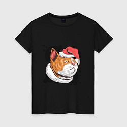 Женская футболка Christmas Cat