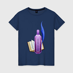 Женская футболка Миры в стекле - Магическая библиотека
