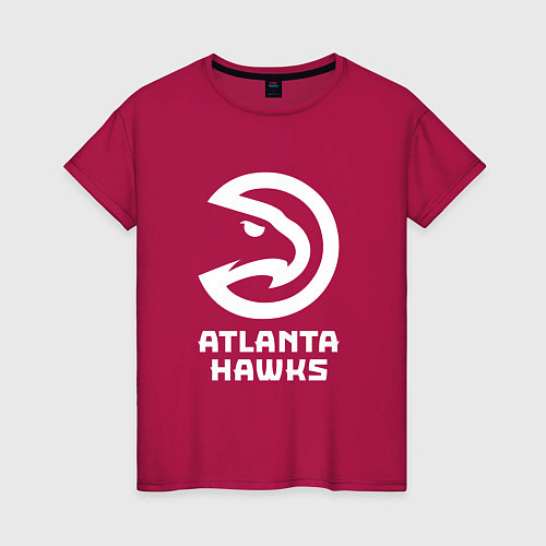 Женская футболка Атланта Хокс, Atlanta Hawks / Маджента – фото 1