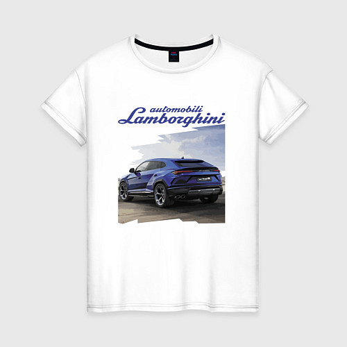 Женская футболка Lamborghini Urus Sport / Белый – фото 1