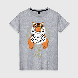 Женская футболка Тигр в раме