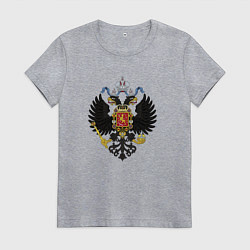 Женская футболка Черный орел Российской империи