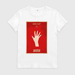 Женская футболка Dexter wanna play