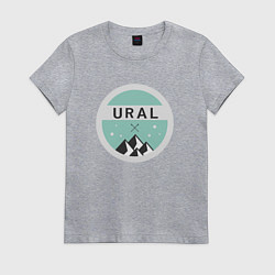 Женская футболка УРАЛ 01