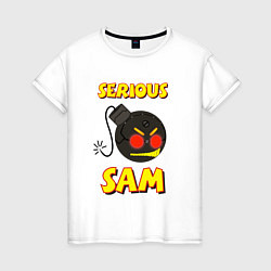 Женская футболка Serious Sam Bomb Logo