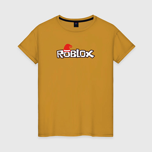 Женская футболка Logo RobloX / Горчичный – фото 1