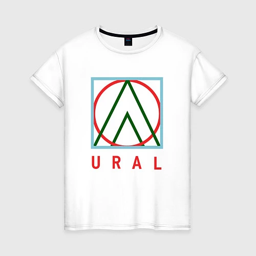 Женская футболка Ural mountains / Белый – фото 1