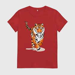 Женская футболка Властный хозяин джунглей