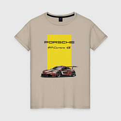 Женская футболка Porsche Carrera 4S Motorsport