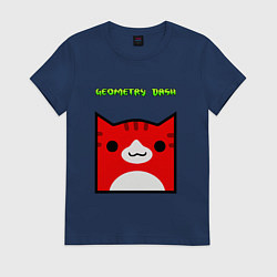 Женская футболка Geometry Dash: Cat Skin