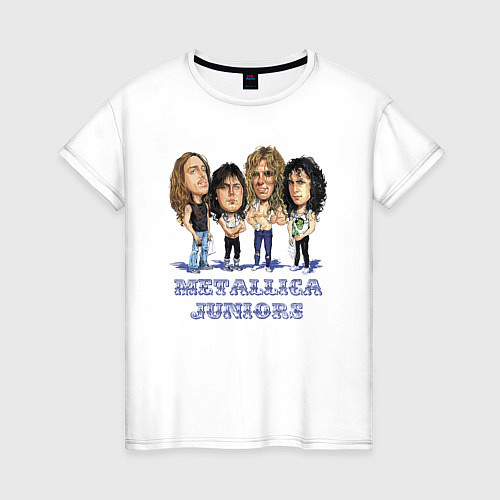 Женская футболка Metallica juniors / Белый – фото 1