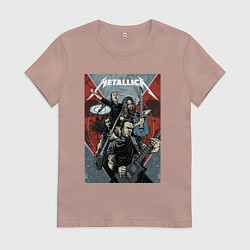 Женская футболка Metallica - cool dudes!