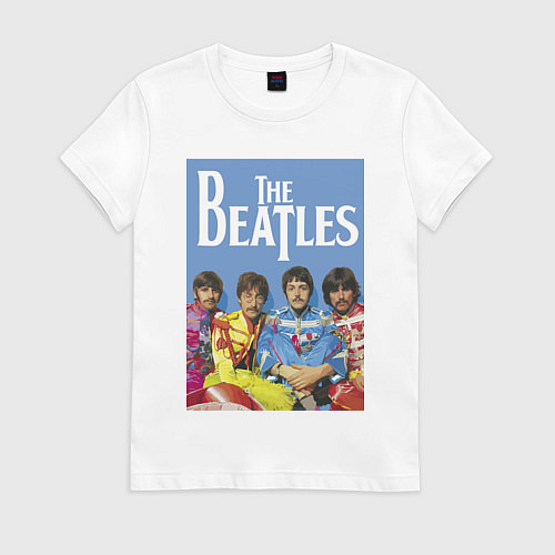 Женская футболка The Beatles - world legend! / Белый – фото 1