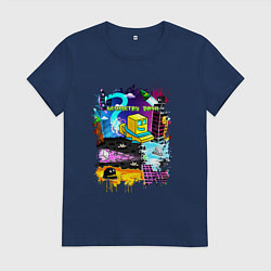 Женская футболка Geometry Dash: Pixel Logo