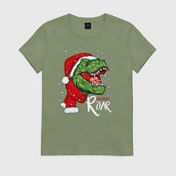 Женская футболка T-rex Merry Roar