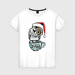 Женская футболка X-mas Owl