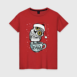 Женская футболка X-mas Owl