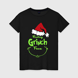 Женская футболка Resting Grinch Face